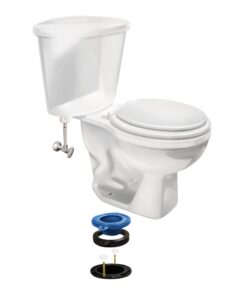 Fluidmaster 7530 Universal Better Than Wax Toilet Seal, Wax-Free Toilet Bowl Gasket Fits Any Drain 1 26 413oY4e JL