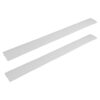 Kitchen Silicone Stove Counter Gap Cover - Flexible Easy Clean Heat Resistant Wide & Long Gap Cap Fillers, Seals Spills Between Appliances, Furniture, Stovetop, Oven, Washer & Dryer, Set of 2 (White) 21'', White 40 413rfAQaLKL