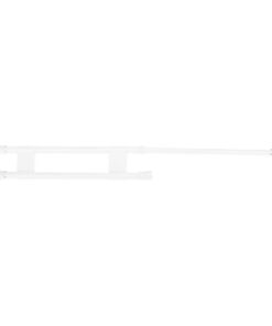 Camco 28" Double RV Refrigerator Bar, Holds Food and Drinks in Place During Travel, Prevents Messy Spills, Spring Loaded and Extends Between 16" and 28" - White (44073) 14 413s6mT831L