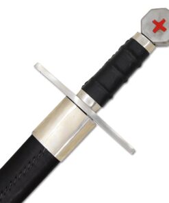 Medieval Warrior Crusader Holy Cross Knights Templar Real Long Sword Comes with Scabbard 15 413vbZxQ HL