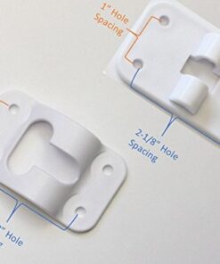 Alternative view of Hamilton Bowes 2 Pack: RV T-Style Door Holder Catch 6" for Latch Holder Camper Trailer Cargo Hatch White 6" Arm Length