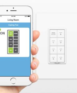 Insteon Smart Dimmer 8-Button Keypad, KeypadLinc in-Wall Controller, 2334-222 (White) - Insteon Hub Required for Voice Control with Alexa & Google Assistant White 8 Button Keypad Dimmer 14 414BL6kOJKL