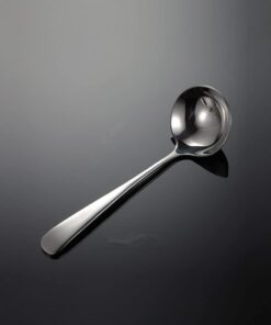 Wenkoni Small Soup Ladles,Sauce ladles,Gravy Soup Spoon Ladles,2 Pack SUS 304 Non-magnetic Stainless Steel 7.6" Round Ladles (Color:Silver). Silver-2Pcs 14 414Ctl2NEgL