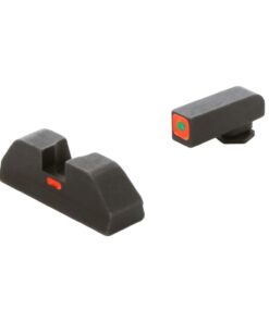 AmeriGlo Combative Application Pistol Sight fits Glock 17,19,22,23,24,26,27,33,34,35,37,38,39, Green/Orange 13 414DIAjF7KL