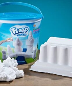 Play Visions Floof Modeling Clay- Reusable Indoor Snow - Endless Creations Possible, Mold Any Shape Or Design - 240 Grams. Bucket of Floof 8 414Ofic AWL
