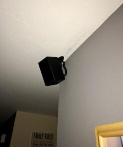 VideoSecu 5 Speaker Wall Ceiling Mount Brackets Black for Home Theater Satellite Speakers 1XZ (Black, 5 Pack) 28 414PrcqVOwL