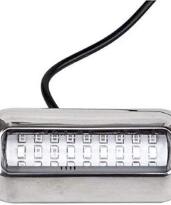 Kqiang Waterproof Marine Boat Light Stainless Steel 27 LEDs Blue Underwater Pontoon Marine Boat Transom Lights Pack of 2(Blue) 20 414Yt4ZmgTS