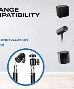 Skywin VR Tripod Stand (Black) - HTC Vive Compatible Sensor Stand and Base Station for Vive Sensors or Oculus Rift Constellation (2 Pieces) 1 Pack Black 25 414b89pST4L