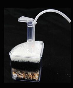 Aquapapa Corner Filter Bio Sponge Ceramic Air Pump Driven for Fry Shrimp Nano Fish Tank Aquarium XY-2008 (Ship from CA USA) 1-Pack 16 414eQJXxbqL