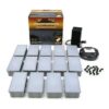 Kerr Lighting Residential Paver Lights 4" x 8" for Walk, Patio, Driveway, & Pool Deck Installation , 14 Pack Installation Kit 12 414j1mpxK1L