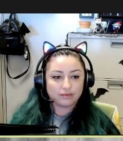 VIGROS Cat Ear Gaming Headphones Wired AUX 3.5mm LED Light, Noise Canceling Game Headphones Stereo Foldable Over-Ear Headsets with Microphone Fit Girls, Kids for PC, PS4, Switch, Xbox, Mobile, Laptop Black-Wire 19 414sgkEwhfL