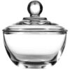 TrueCraftware - Clear Glass Sugar Bowl with Lid - 8 Ounce 38 415D7XpTgcL