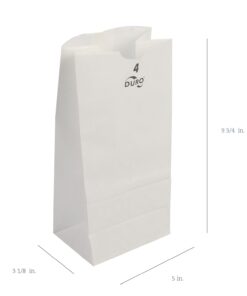 Alternative view of Duro ID 51004 4# SOS Bag 30# White (500pk) 5 x 3-1/3 x 9-3/4