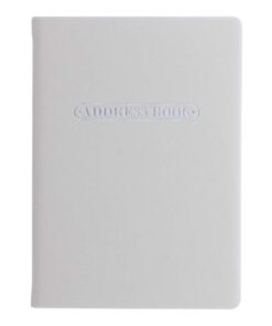Alternative view of Letts Pastel A6 Address Book, White Paper, 192 Pages, 5.75 x 4.125 x 0.375 inches, Stone (B090035)