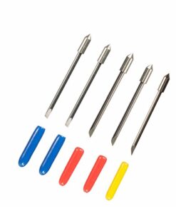 Yakamoz CB09 CB09U Graphtec Blade Holder Base with 15pcs Graphtec Blade Vinyl Cutter Plotter Cutting Blades 30/45/ 60 Degree 21 415VSN7enWL