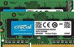 Crucial RAM 16GB Kit (2x8GB) DDR3 1600 MHz CL11 Laptop Memory CT2KIT102464BF160B 16GB kit (8GBx2) 32 415XAeAooqL
