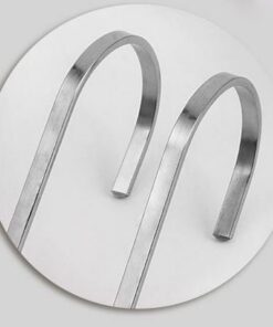 Guard 6-Pack 3 Inches Heavy Duty Flat S Hook,Strong and Durable S Shaped Hanging Hooks Kitchen Pot Pan Hanger Clothes Storage Rack,Fits Indoor and Outdoor Use,304 Stainless Steel Finish 3"-6pack Flat S hooks 9 415rC22nv7L