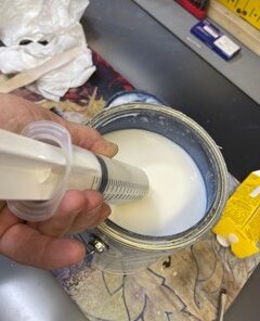 3 Pcs 150ml Large Syringes, Sterile and Individual Sealed, Easy to Use and Clean, Plastic Garden Syringe for Liquid, lip Gloss, Paint, Epoxy Resin, Oil, Watering Plants, Refilling 150 ml syringes only 24 415vVcu5ojL