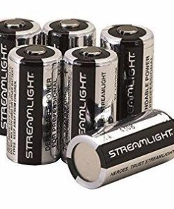 Streamlight 85180 3V CR123A Lithium Batteries, 6-Pack, Black 6 415yYJsmh L