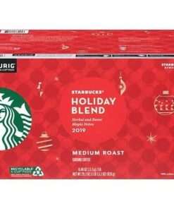 Starbucks Holiday Blend Coffee K-Cups (60 Count) 0.48 Ounce (Pack of 60)