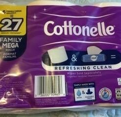 Cottonelle Ultra Comfort Toilet Paper with Cushiony CleaningRipples, 2-Ply, 24 Family Mega Rolls (4 Packs of 6) (24 Family Mega Rolls = 108 Regular Rolls), 325 Sheets per Roll, Packaging May Vary 6 Count (Pack of 4) 36 4169oUqdDPL