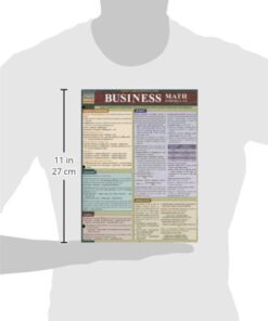 Business Math Formulas (Quick Study Business) Pamphlet 5 416G7EV 4GL