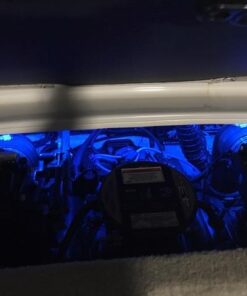 MICTUNING LED Light Bar Wiring Harness Fuse 40A Relay On-off Rocker Switch Blue(2 Lead) 57 416Hakt fcL