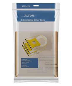 Original Manufacturer Filter Bags AT25-1238 for Porter-Cable and Stanley Wet/Dry Vacuum PCX18301-4B SL18301-3B - 3 Pack 12 416KM0iSwLL