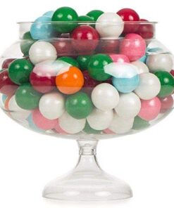 Clear Plastic Short Round Pedestal Jar - 6.25", 1 Piece - Perfect for Weddings, Birthdays & Celebrations 9 416YwNwJ6OL