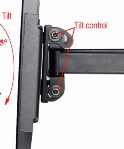 VideoSecu Tilt Swivel TV Wall Mount 32"- 70" LCD LED Plasma TV with VESA 200x200,400x400,up to 600x400 mm, Full Motion Articulating Dual Arm Mount Fits up to 24" Studs MW365B2H C20 43 416sNs1LeoL