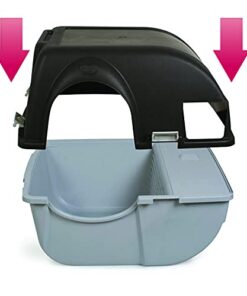 Omega Paw Self-Cleaning Litter Box, Pewter 34 416sUdCJMTS