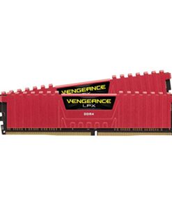 Corsair LPX 16GB DRAM 2400MHz C14 Memory Kit for Systems 16 DDR4 2400 (CMK16GX4M2A2400C14R) 2400 MHz 16 Gb Red 8 416sw74S46L