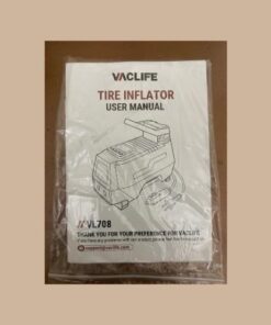 VacLife AC/DC 2-in-1 Tire Inflator - Portable Air Compressor, Pump for Car Tires (up to 50 PSI), Electric Bike 150 PSI) w/Auto Shut-Off Function, Model: ATJ-1666, Yellow (VL708) 43 416wPOW3SZL