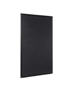 MasterVision Felt Changeable Letter Message Board, Wall Mount Kit Included, 22" x 28", Black Plastic Frame (LET0303055) 22" x 28" Black Aluminum Frame 14 4171ijPvWS
