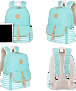 Bluboon Bookbags School Backpack Laptop Schoolbag for Teens Girls High School Water Bule 3 in 1 12 417D4xNi8wS
