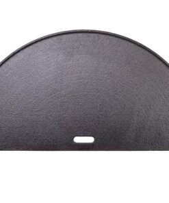 Alternative view of Half Moon Cast Iron Reversible Griddle for Large Big Green Egg and 18-Inch Kamado Grills