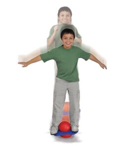 Geospace Original Air Pogo Jumper by Air Kicks - Bouncing Ball with Air Pump Red/Blue 9 417Yj3wDqvL