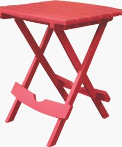 Adams Manufacturing 8500-26-3700 Plastic Quik-Fold® Side Table, Cherry Red 19 417m1gi8fGL