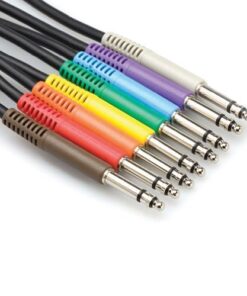 Hosa CPP-890 1/4" TS to Same Unbalanced Patch Cables, 3 Feet Cable 5 417mV35JCgL