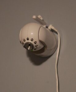 Infant Optics DXR-8 480p Video Baby Monitor, Non-WiFi Hack-Proof FHSS Connection, Interchangeable Lenses, Pan Tilt Zoom, LED Sound Bar, Night Vision, and Two-way Talk, low battery 59 417rEnjiaL