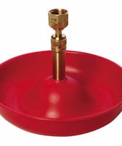 Little Giant® Automatic Poultry Fount | Game Bird Fount | Heavy Duty Plastic | Waterer Bowl with Hose Attachment | 1.5 Pints