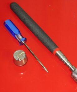 SE 30-inch Telescoping Magnetic Pick-Up Tool, Extendable Magnetic Pickup Tool for Car, Household, Office & Industry, Stainless Steel, Black Handle ONE - PACK 31 4184g9DkML 2