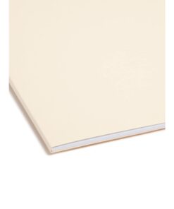 Smead Heavy-Duty Fastener File Folder, 2 Fasteners, 1/3-Cut Tab, Letter Size, Manila, 50 per Box (14600) 12 4185fotn7uL