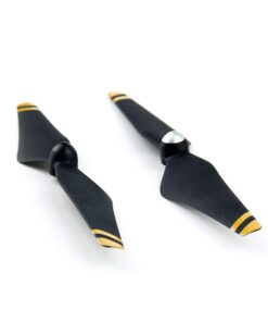DJI Phantom 2 & 3 Series Carbon Fiber Reinforced Self-Tightening Propellers Props, 24 x 12.7cm, 2 Pack, Black with Yellow Stripes 10 418DjRvcpaL
