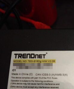 TRENDnet - TEG-S16DG 16-Port Unmanaged Gigabit GREENnet Desktop Metal Switch, TEG-S16DG, Ethernet Splitter, Ethernet/Network Switch, 16 x 10/100/1000 RJ-45 Ports, 32 Gbps Forwarding Capacity, Lifetime Protection Black Version 1.0 18 418Ia8QdNaL