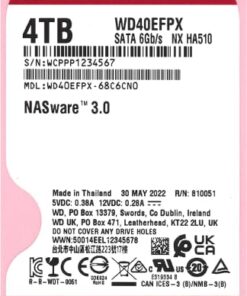 Western Digital 4TB WD Red Plus NAS Internal Hard Drive HDD - 5400 RPM, SATA 6 Gb/s, CMR, 256 MB Cache, 3.5" -WD40EFPX 8 418NU4w0gL