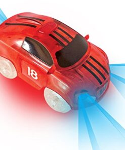 Mindscope Twister Tracks Trax 360 Loop 13' (feet) of Neon Glow in The Dark Track with One LED Light-Up Race Series Car 21 418TXqM8amL