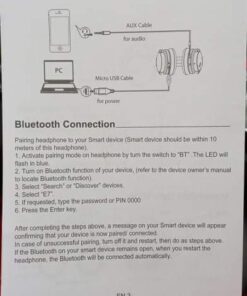 MOVSSOU E7 Active Noise Cancelling Headphones Bluetooth Headphones Wireless Headphones Over Ear with Microphone Deep Bass, Comfortable Protein Earpads, 30 Hours Playtime for Travel/Work, Black 37 418u B4gusL