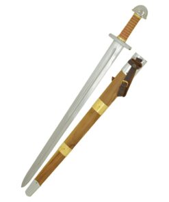 Alternative view of Medieval Warrior Full Tang Viking High Carbon Tempered Hand Forged Carbon Steel Real Sword