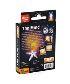 The Mind Card Game - Addictive Mind-Melding Fun for Game Night! Cooperative Family Game for Kids and Adults, Ages 8+, 2-4 Players, 15 Minute Playtime, Made by Pandasaurus Games 1 Count (Pack of 1) Board Games 36 419T8k3u13L
